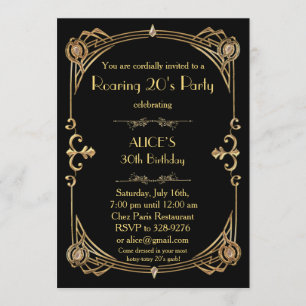 Invitation à une fête d'anniversaire Quel que soit