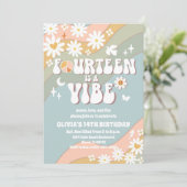 Invitation à une fête d'anniversaire rétro pour le (Debout devant)