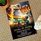 Invitation à une fête d'anniversaire Rolling Skate