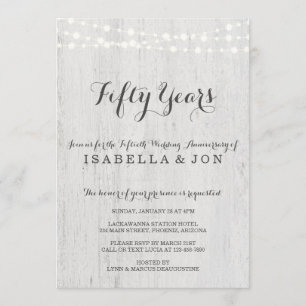 Invitation à une fête d'anniversaire Romantique
