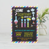 Invitation à une fête d'anniversaire scientifique (Debout devant)