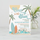 Invitation à une fête d'anniversaire sur la plage (Debout devant)