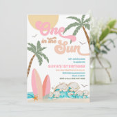 Invitation à une fête d'anniversaire sur la plage (Debout devant)