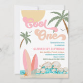 Invitation à une fête d'anniversaire sur la plage (Devant)