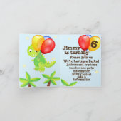 Invitation à une fête d'anniversaire sur le thème  (Intérieur)