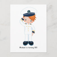 Invitation à une fête d'anniversaire sur le thème 