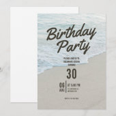 Invitation à une fête d'anniversaire sur le thème (Devant / Derrière)