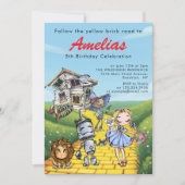 Invitation à une fête d'anniversaire sur le thème  (Devant)