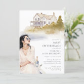 Invitation à une fête d'anniversaire sur le thème  (Debout devant)