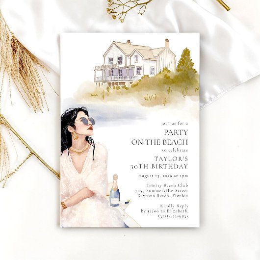 Invitation à une fête d'anniversaire sur le thème 