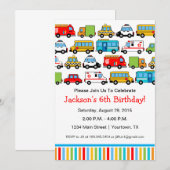 Invitation à une fête d'anniversaire sur le thème  (Devant / Derrière)