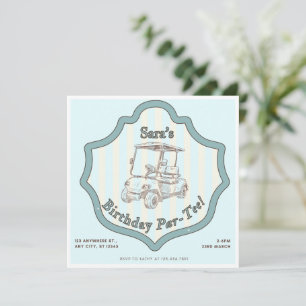 Invitation à une fête d'anniversaire sur le thème