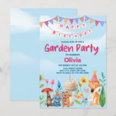Invitation à une fête d'anniversaire sur le thème (Devant / Derrière)
