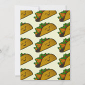 Invitation à une fête d'anniversaire Taco (Dos)