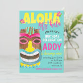 Invitation à une fête d'anniversaire tropicale (Debout devant)