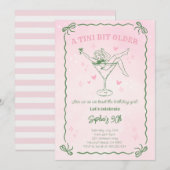 Invitation à une fête d'anniversaire un peu plus â (Devant / Derrière)