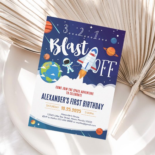 Invitation à une fête dans l'espace par un astrona