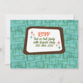 Invitation à une fête dans une maison de style Mid (Dos)