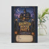 Invitation à une fête dans une maison hantée (Debout devant)