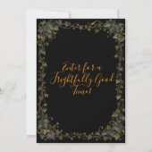 Invitation à une fête dans une maison hantée (Dos)