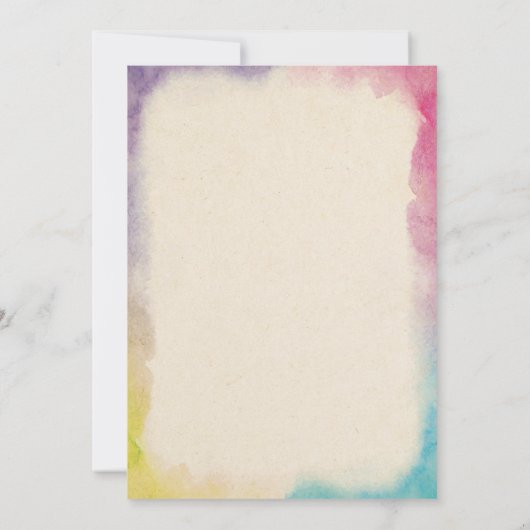 Invitation à une fête d'art (Dos)