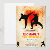 Invitation à une fête d'arts martiaux (Devant / Derrière)