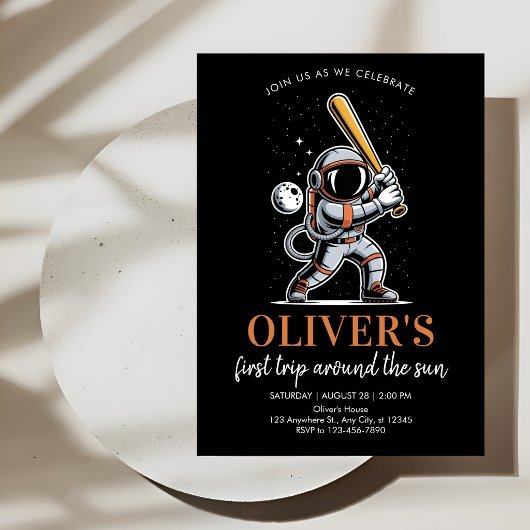 Invitation à une fête d'aventure spatiale – Thème 