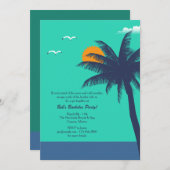 Invitation à une fête de Bachelor/Bachelorette sou (Devant / Derrière)