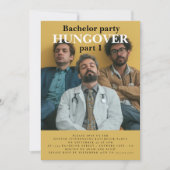 Invitation à une fête de Bachelor moderne et amusa (Devant)