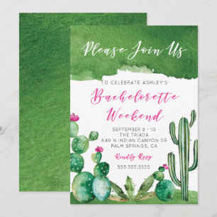 Invitation à une fête de bachelorette - Palm Sprin
