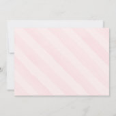 Invitation à une fête de ballerine fée (Dos)