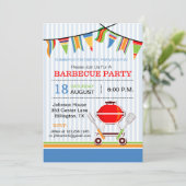 Invitation à une fête de barbecue (Debout devant)