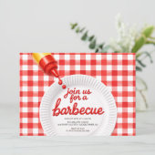 Invitation à une fête de barbecue (Debout devant)