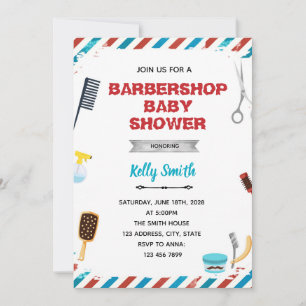Invitation à une fête de barbier