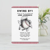 Invitation à une fête de baseball (Debout devant)