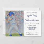 INVITATION À UNE FÊTE DE BASEBALL (Devant)