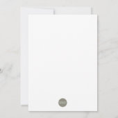 Invitation à une fête de bébé (Dos)