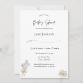 Invitation à une fête de bébé (Devant)