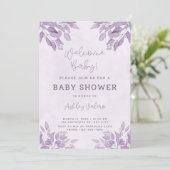 Invitation à une fête de bébé (Debout devant)