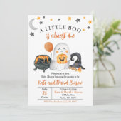 Invitation à une fête de bébé 'A Little Boo' sans (Debout devant)