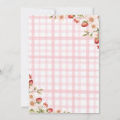 Invitation à une fête de bébé avec un thème de bai (Dos)