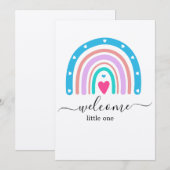 Invitation à une fête de bébé - Carte personnalisé (Devant / Derrière)