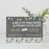 Invitation à une fête de bébé/party de couches (Debout devant)