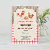 Invitation à une fête de bébé pour une éclosion d' (Debout devant)