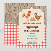 Invitation à une fête de bébé pour une éclosion d' (Devant / Derrière)