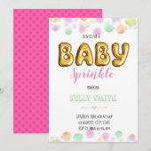 Invitation à une fête de bébé sprinkle (Devant / Derrière)