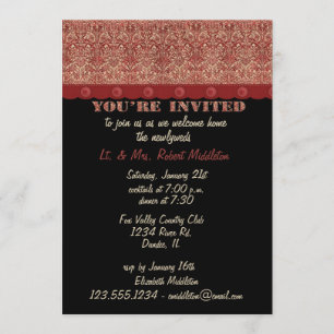 Invitation à une fête de bienvenue à la maison