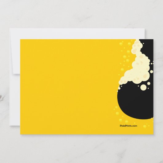 Invitation à une fête de bière (Dos)