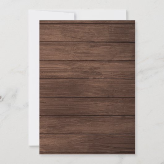 Invitation à une fête de bière et de couches (Dos)