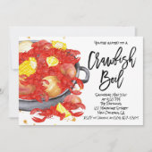 Invitation à une Fête de Boiling d'Écrevisses (Devant)